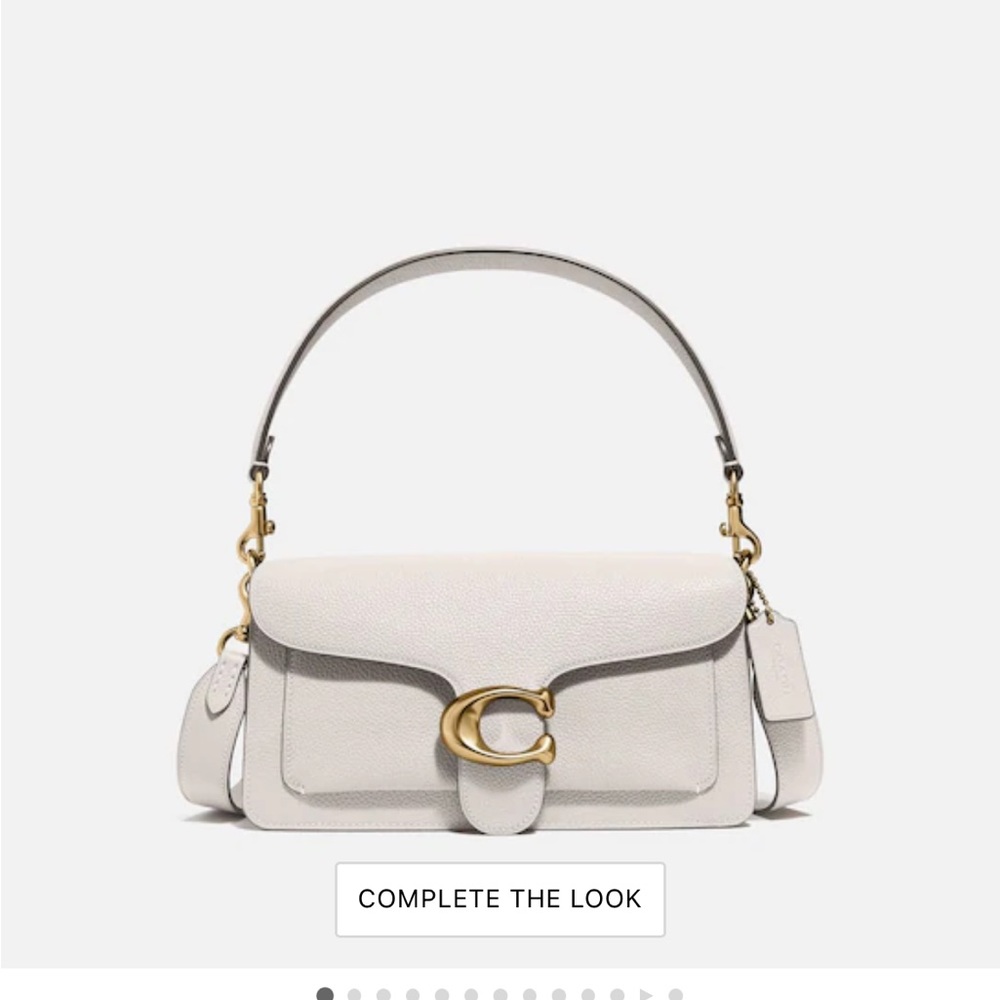 COACH Tabby Shoulder Bag - Chalk